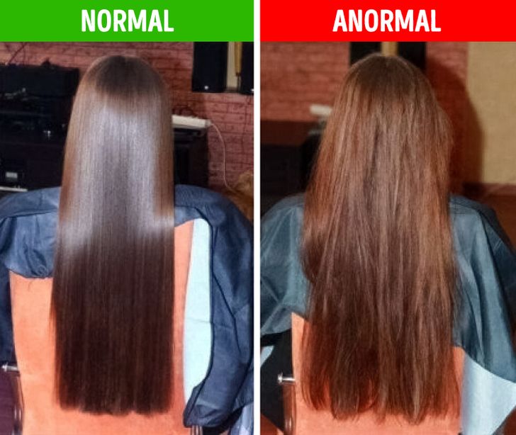 Cheveux sans brillance